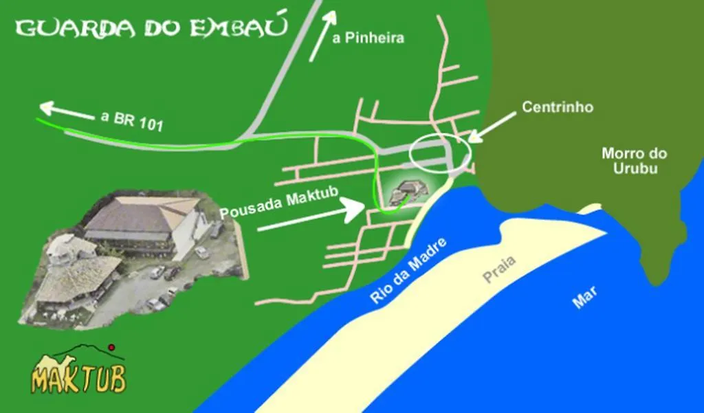 Pousada Maktub Guarda do Embaú 0*,